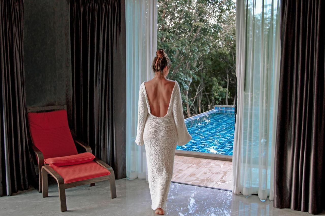 קו לנטה Stylish Pool Villa - 10 Mins Walk To The Beach מראה חיצוני תמונה